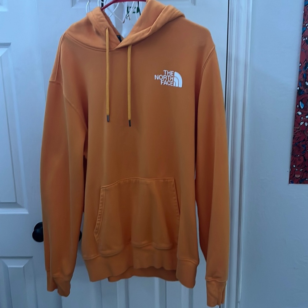 Yellow Mens North Face Hoodie